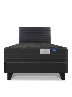 Imagen 2 del producto Cama Europea Black 1.5 Plazas + Respaldo Modern