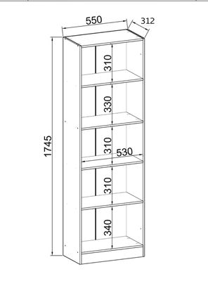 Imagen 2 del producto Estante Paraná Multiuso 2 Puertas