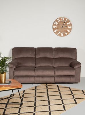 Sofá Reclinable Tela Fester 3 Cuerpos