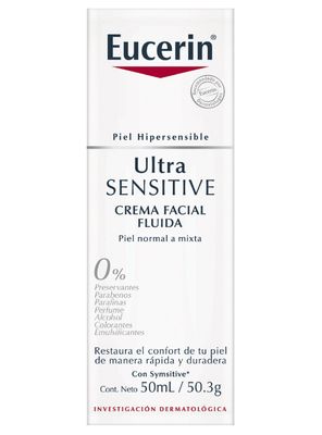 Imagen 2 del producto Crema Eucerin Facial Fluida Ultrasensitive 50 ml