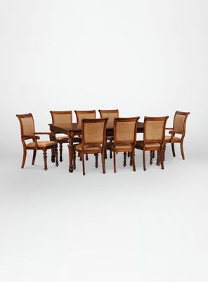 Juego de Comedor Extensible New Carrera 6 Sillas + 2 Sitiales CIC