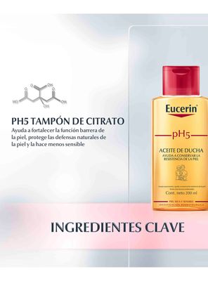 Imagen 2 del producto Ph5 Eucerin Aceite de Ducha 200 ml