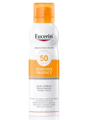 Sun Eucerin Body Spray Sensitive Protect Toque Seco Fps50 200 ml