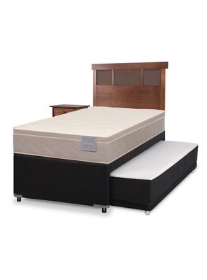 Diván Rilassati 1.5 Plazas + Set Dublín Caramelo