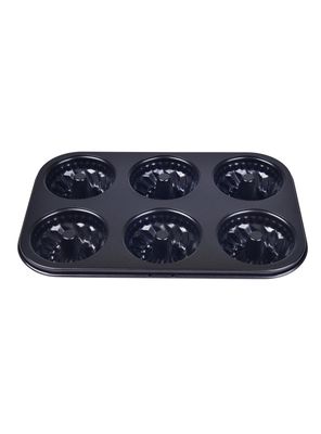 Imagen 2 del producto Molde 6 Bundts 27x18 cm Negro Magnolia