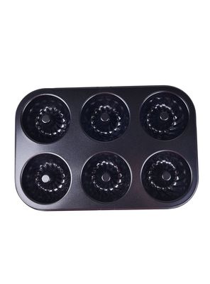 Molde 6 Bundts 27x18 cm Negro Magnolia