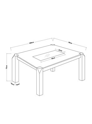 Imagen 2 del producto Juego de Comedor Bali + 8 Sillas