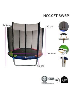 Imagen 2 del producto Cama Elástica Rainbow 10 Pies