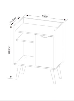 Imagen 2 del producto Arrimo Deco Sónico 1 Puerta