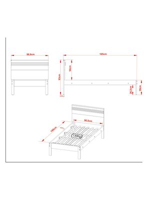 Imagen 2 del producto Cama Diseño Horizontal CM 1 Plaza