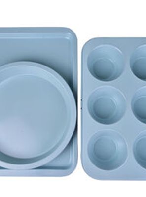 Imagen 2 del producto Set Repostería 3 Piezas Celeste Magnolia