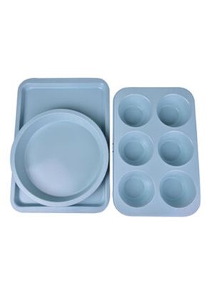 Set Repostería 3 Piezas Celeste Magnolia