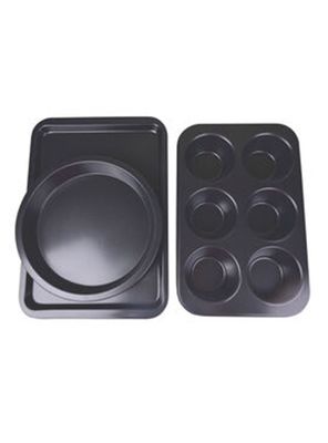 Set Repostería 3 Piezas Negro Magnolia