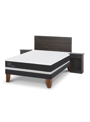 Imagen 1 del producto Cama Europea Ortopedic 2 Plazas + Set de Muebles Villarrica