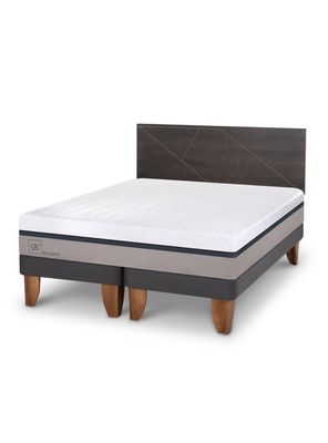 Cama Europea Balance King + Respaldo Villarrica