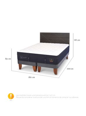 Imagen 2 del producto Cama Europea Súper Premium King + Respaldo Villarrica
