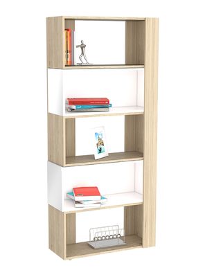 Imagen 2 del producto Rack Extensible Tv40 + Biblioteca Cubo + Arrimo Rovere
