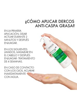 Imagen 2 del producto Shampoo Vichy Anti-Caspa Cabellos Grasos 390 ml Vichy