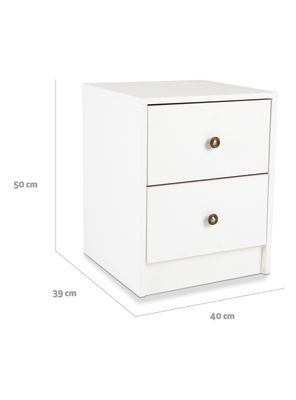 Imagen 2 del producto Velador Kids Blanco 2 Cajones