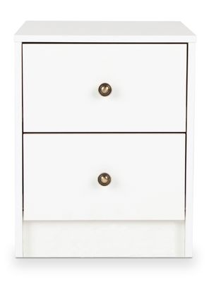 Velador Kids Blanco 2 Cajones