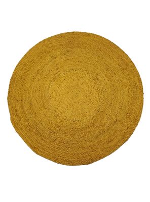 Alfombra Malibu Yute 150 cm Mostaza