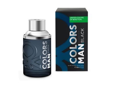 Imagen 2 del producto Perfume Benetton Colors Black Hombre EDT 60 ml