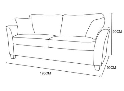 Imagen 2 del producto Sofá Cama Asunción 2 Cuerpos