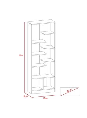 Imagen 2 del producto Combo: Biblioteca Office 6 + Escritorio Office 4 TuHome