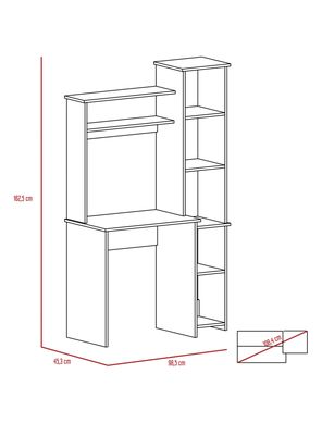 Imagen 2 del producto Combo: TuHome Cómoda Office + Escritorio Office 6 TuHome