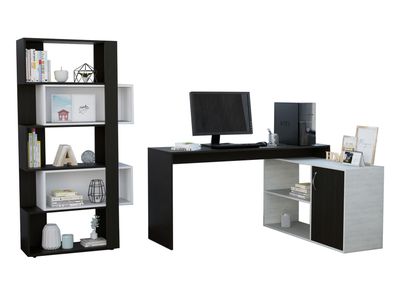 Imagen 1 del producto Combo: TuHome Biblioteca Cubo Beijing + Escritorio Axis