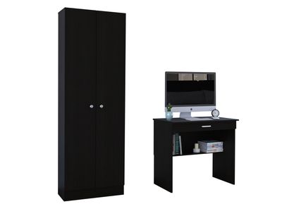 Imagen 1 del producto Combo: Clóset 2P Home + Escritorio Office TuHome