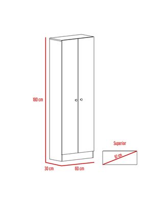 Imagen 2 del producto Combo: Clóset 2P Home + Escritorio Office 4 TuHome