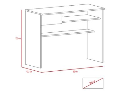 Imagen 2 del producto Escritorio Office 5 + Repisa Wall 1A