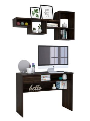 Escritorio Office 5 + Repisa Wall 1A