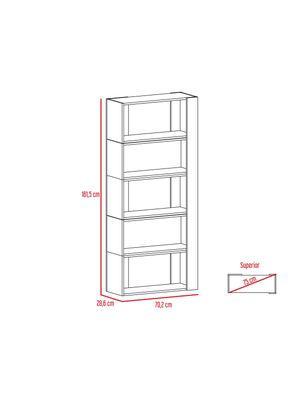 Imagen 2 del producto Combo: Biblioteca Cubo Beijing + Escritorio Acre