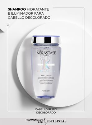 Imagen 2 del producto Shampoo Hidratante Cabello Rubio O Decolorado Bain Lumiere Blond Absolu 250ml