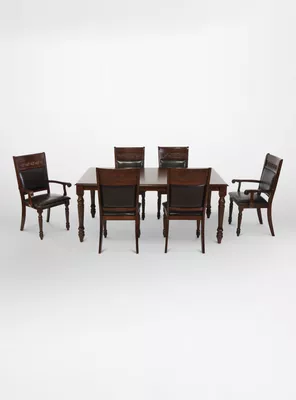 Juego de Comedor New Cordobes 180 cm + 4 Sillas + 2 Sitiales Cic