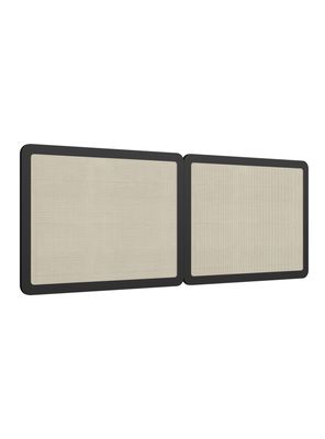 Imagen 1 del producto Set Respaldo 2 Plazas Ratán + 2 Veladores 1 Cajón