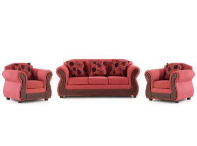 Juego Living Imperio Cañamazo 3C + Sillones