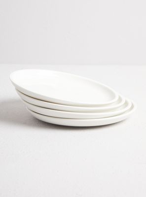 Imagen 2 del producto Set 4 Platos Blanco 21.5 cm Porcelana