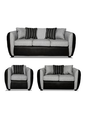 Juego de Living Oklahoma 6 Cuerpos Tela-Pu