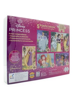 Imagen 2 del producto Rompecabezas 5 en 1 Caja Madera