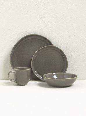 Set Vajilla 24 Piezas Dark Cerámica