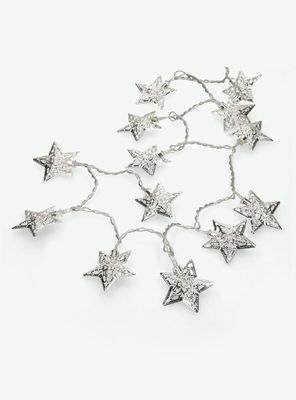 Set 20 Estrellas Led Plata