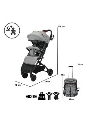 Imagen 2 del producto Coche Mimo Gris Ultra Compacto