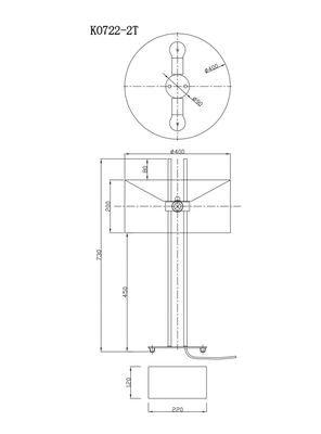 Imagen 2 del producto Lámpara Sobremesa H Negra