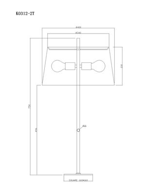 Imagen 2 del producto Lámpara de Sobremesa Argus Negra