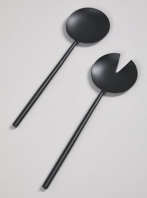 Set 2 Piezas para Servir Negro