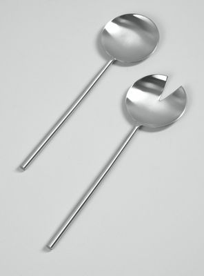 Set 2 Piezas de Servir Plateado