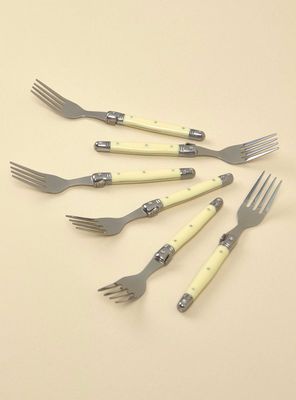 Set 6 Tenedores Postre Ivory